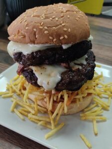 hamburguesa 2 carnes